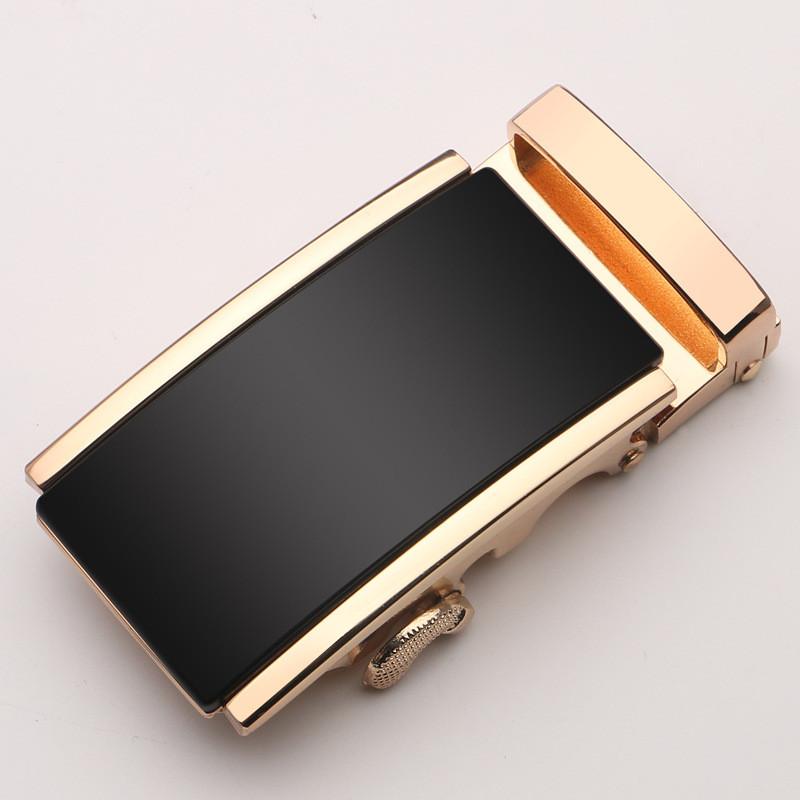 Mens Fashionable 35cm Automatic Buckle Waist Belt Durable Metal Design For Business Casual Or