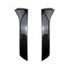 1 para czarny błyszczący tylne okno boczne skrzydło spoilera dla Seat Leone 5F FR MK3 MK3.5 2012- stylizacja Auto Canards