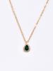 Trendy New Zircon Inlaid Water Drop Pendant Chain Necklaces for Women Fashion Exquisite Party Wedding Necklace