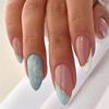 Press On Nails Long Acrylic Nails Fake Nails Green Nails Full Cover Nails For Women 5ml
