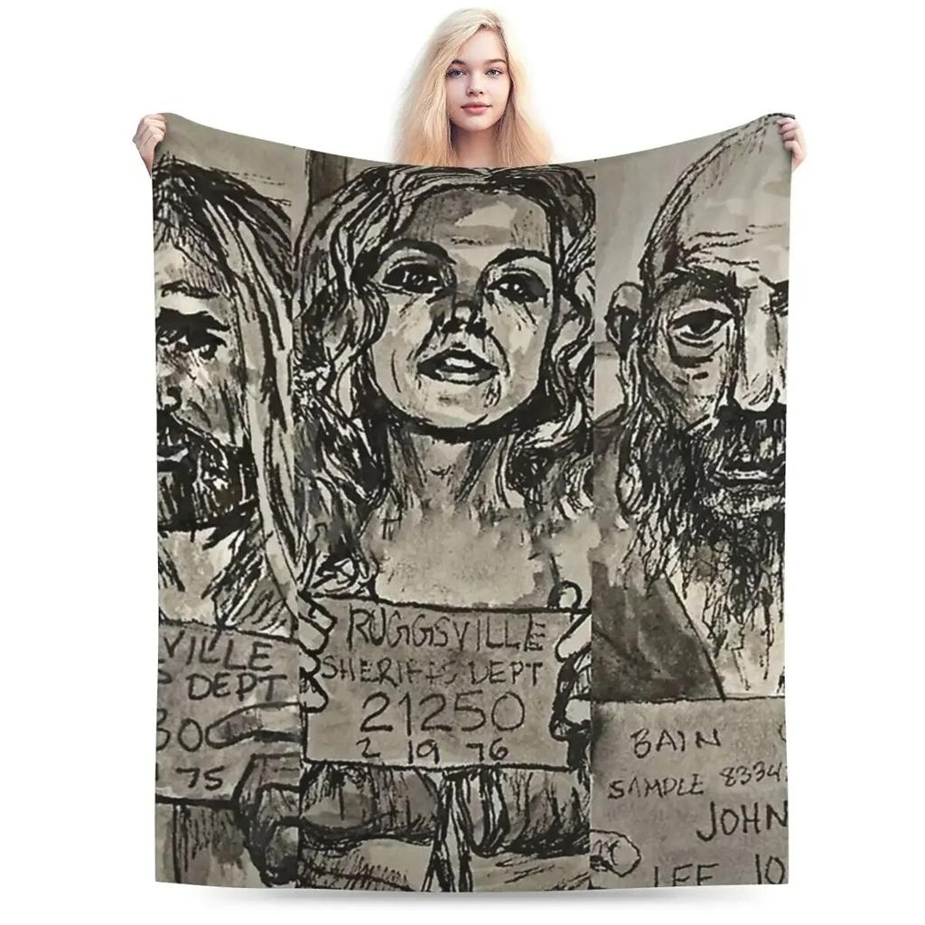 Devils Rejects Decke, weicher, warmer Flanell-Überwurf, Decke für Bett, Wohnzimmer, Picknick, Reisen, Zuhause, Sofa