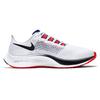 Nike Air Zoom Pegasus 37 White Concord Men Sneakers Bright-Crimson Black DD8348-100