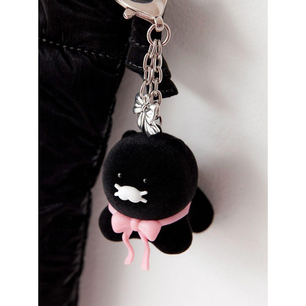 KAKAO FRIENDS Black Chun Figure Keychain_Chunshik