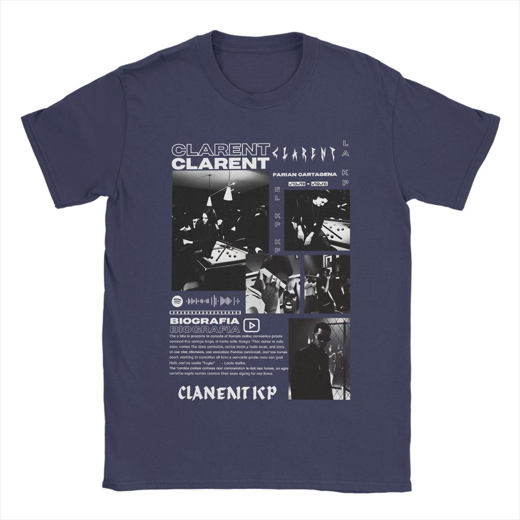 Unisex Rapper CLARENT Album T Shirt 100 Cotton Tops Vintage Short Sleeve Round Neck Tees Printed TShirts