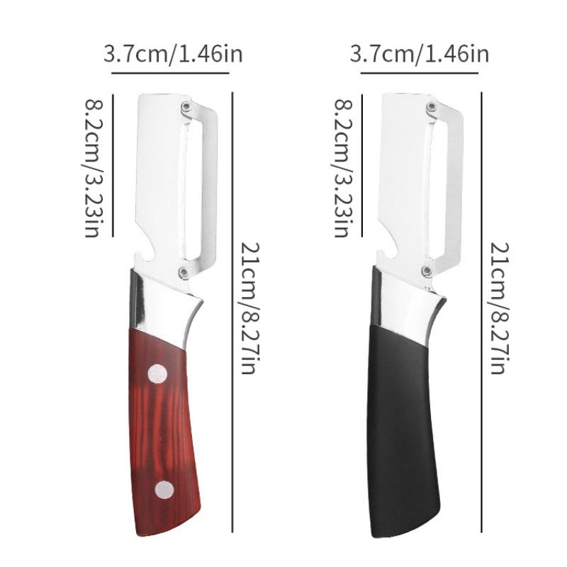 1Pcs Stainless Steel Peeler Handle Kitchen Fruit Vegetable Slicer Blade For Potato Carrot  Prep Tool