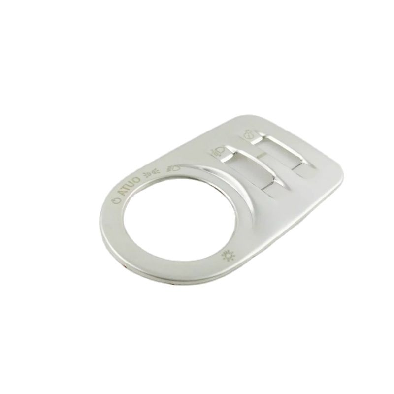 Stainless Silver For Chevrolet Cruze 2016 2017 2018 Car Headlamps Adjustment Switch Frame Decor Sticker Cover Trim