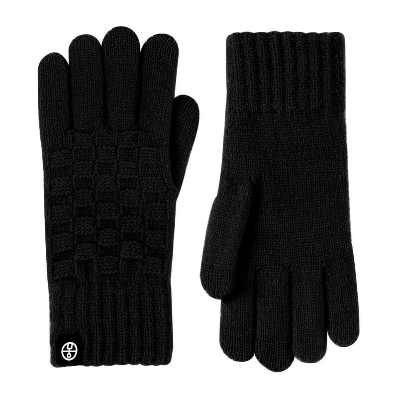 Xihong Winter Checkered Knitted Gloves
