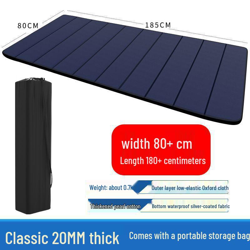 Thickened Waterproof Folding Sleeping Pad: Moisture-Proof Yoga and Nap Mat for Camping and Office Use