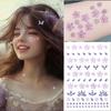 3D Stereoscopic Rhinestone Four-Leaf Clover Face Sticker Ornament