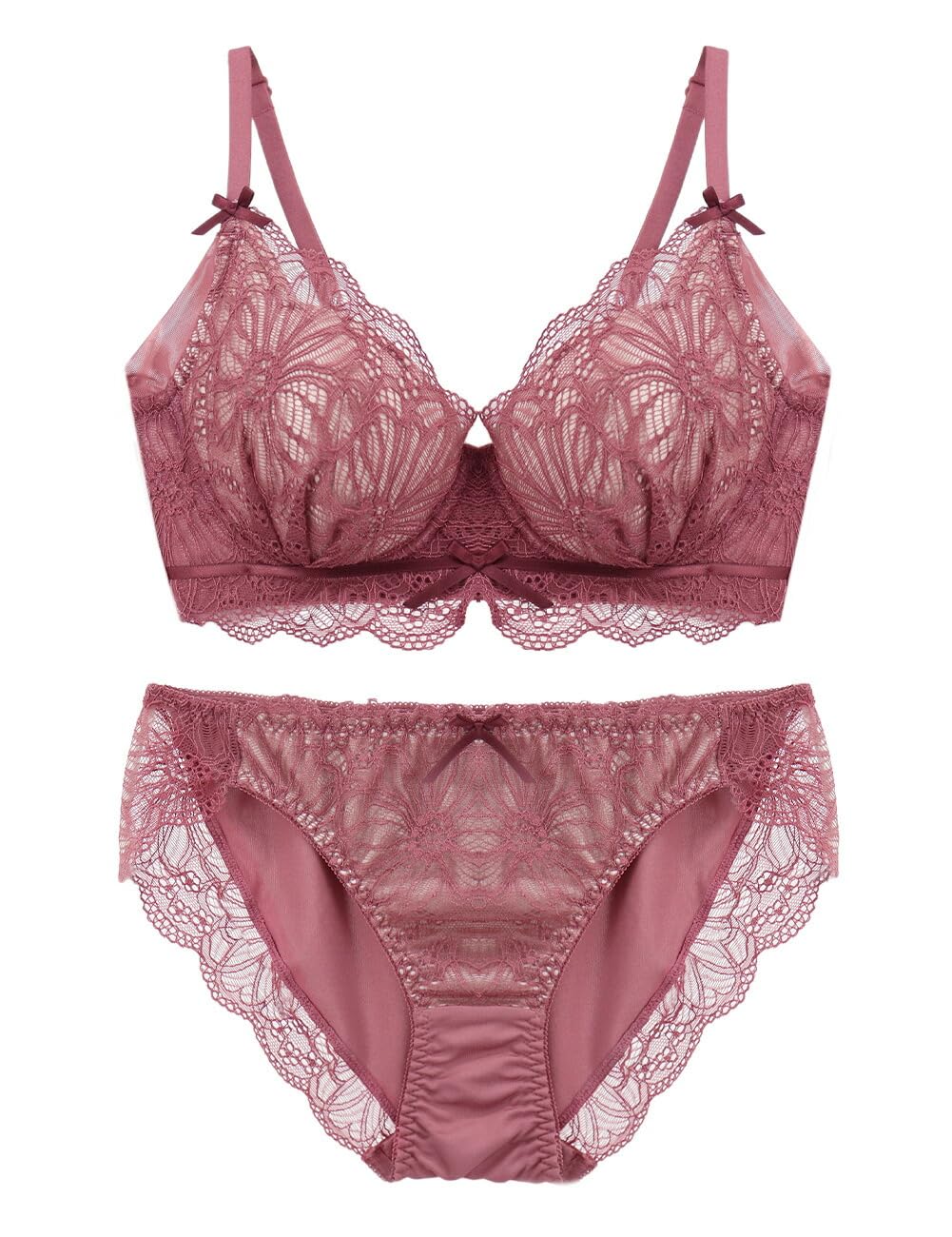 

Два бюстгальтера Hatch Удобные и подчеркивающие декольте под мышками Размер Сливовый комплект, Высокая поддержка спины, Жир, Увеличение, Кружево, B48a, D75/Трусики M, сливовый