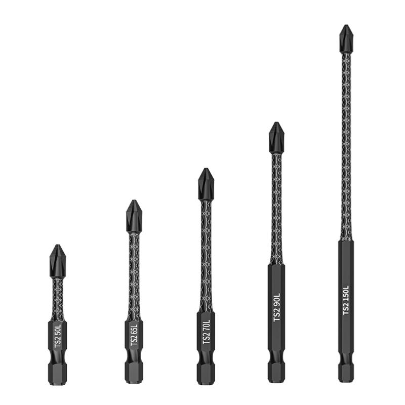 PH2 Magnetic Screwdriver Bit Steel Not  Slip Designs High Torques Screwdriver High Hardness Tool for Power Drilling Tool