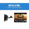 KTYDKP 7 Inch Car Rear View Camera with Mirror Monitor for Vehicle Parking Rervesing Camera with 7" TFT LCD HD Screen Universal