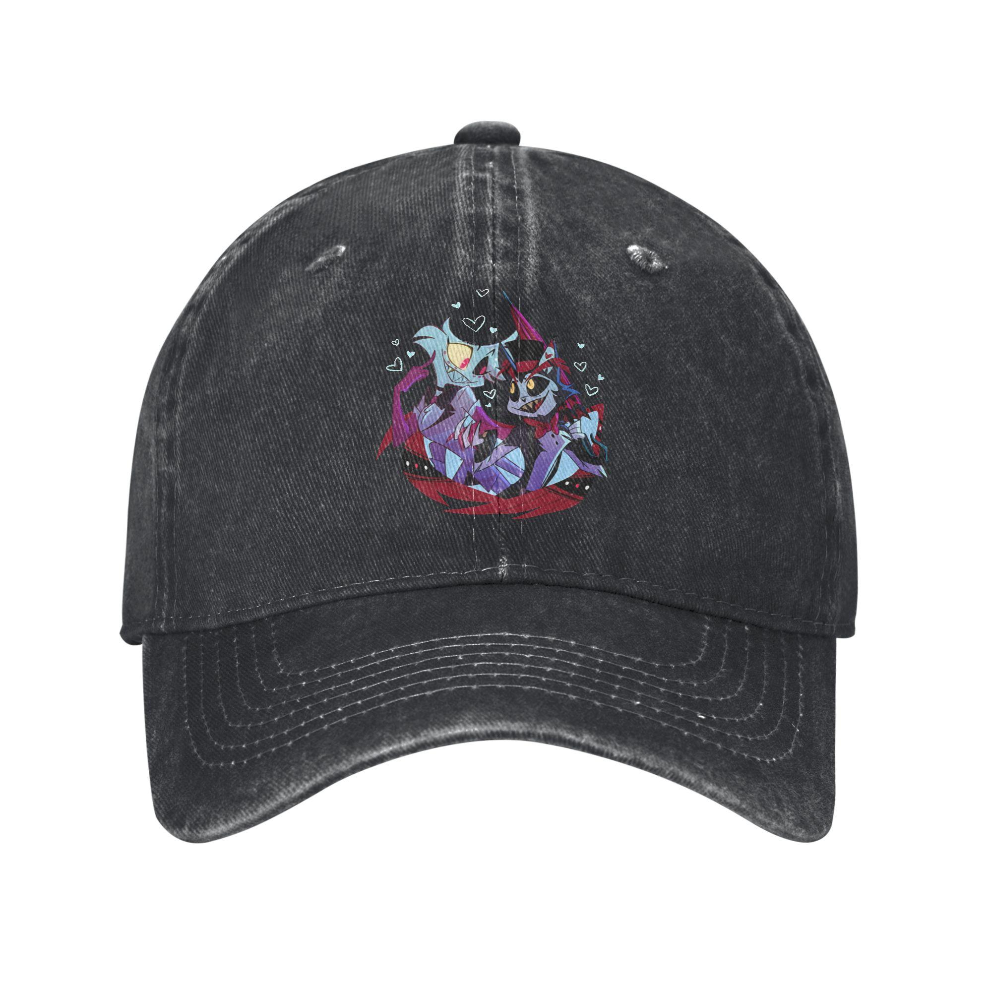 Hazbin Hotel Huskerdust Baseball Caps Peaked Cap Hazbin Hotel Sun Shade Hats for Unisex One Size