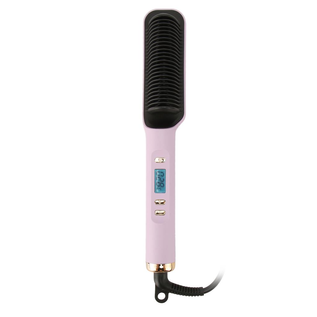Haarglättbürste Gleichmäßige Erhitzung LCD Haarglättbürste für Zuhause