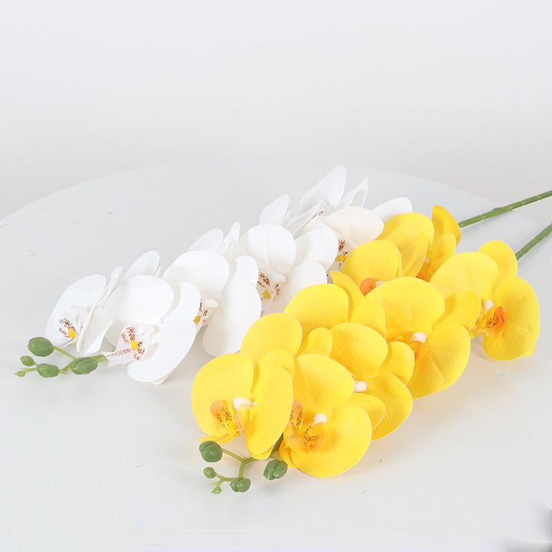 Artificial Orchid Flower White Butterfly Orchids Fake Flower for Home Party DIY Wedding Decoration Flores