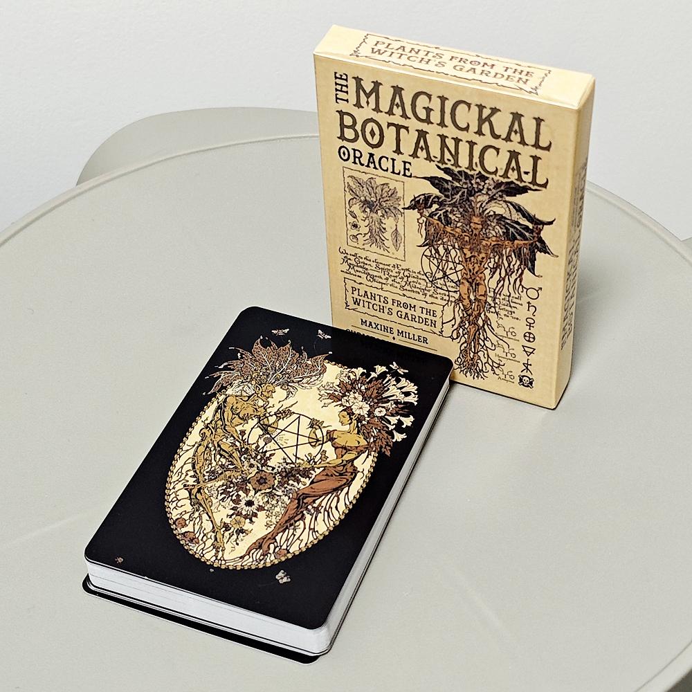 33pcs Magickal Botanical Oracle 10*6.5cm Plants From The Witch's Garden Cards