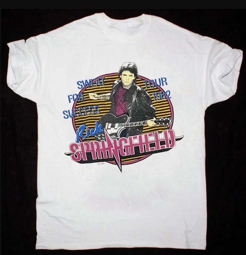 

Винтажная футболка 1982 года Rick Springfield Success Hasn_t Spoiled Tour, размеры S-4XL 4XL