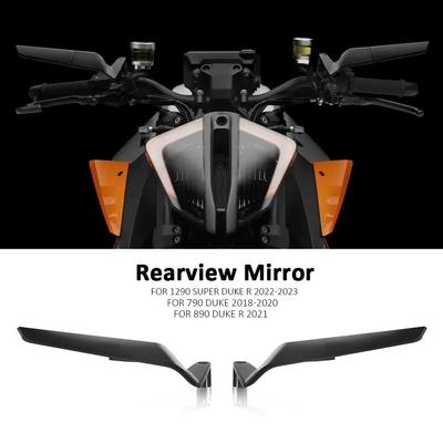 אופנוע אוניברסלי עבור KTM 790 Duke 2018-2020 עבור KTM 890 Duke R 2021 מראות אחוריות מראת צד עבור KTM 1290 Super Duke R 2022 2023