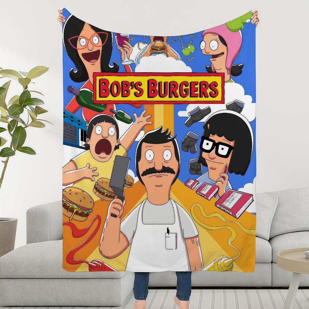 B-BobS-ES B-BurgerS-ES Cartoon Blanket Soft Warm Furry Throw Super Kids Toys Bed Sofa Car Cradle