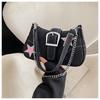 Fashionable Canvas Street Style One Shoulder Bag 2023 Winter New Fashion Casual Crossbody Bag