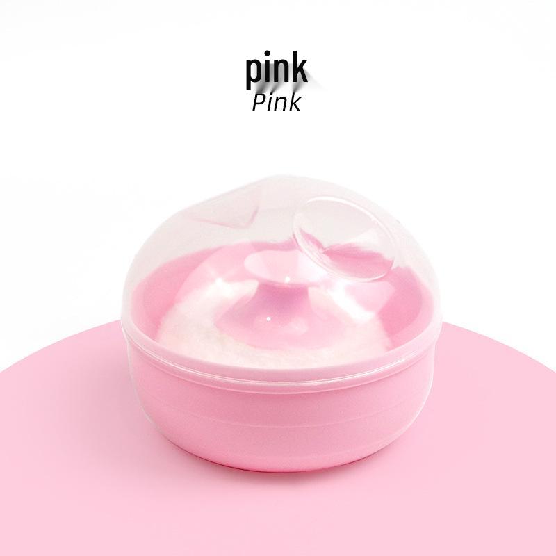 Portable Baby Powder Box with Special Puff Pad for Newborn Prickly Heat