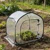 Estufa Instantânea Transparente com Zíper para Clima Frio Estufa Pop-Up Instantânea Para Canteiros de Morango Pátios Pomares Jardim