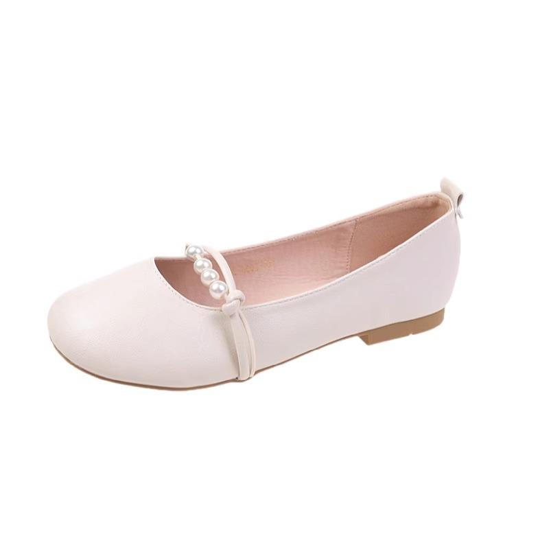 Schuhe Einzelne Schuhe Damen Frühling 2025 neu Flachboden Vielseitige Rockschuhe Einschlupfschuhe