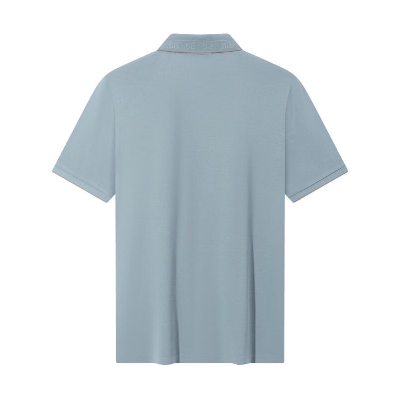 Seven Men's Short Sleeve Silk Blend Polo Shirt