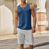 Men’s Lightweight Sleeveless Quick Dry Athletic Tank Top Breathable Loose Fit Vest for Outdoor Fitness Workout Running Gym