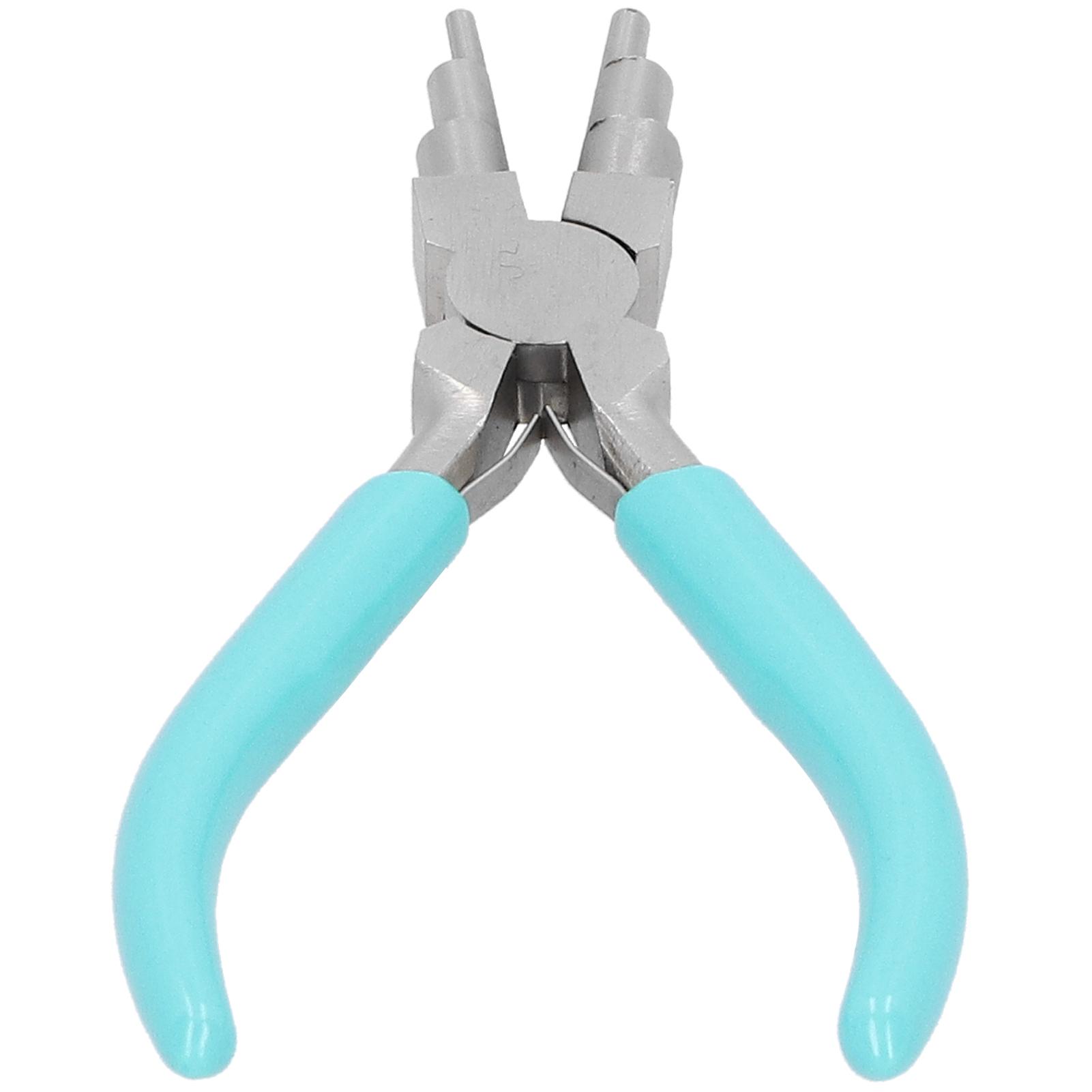 

Плоскогубцы из углеродистой стали с круглым носом, инструменты для ручной работы, для изготовления бижутерии и бисероплетения, 6-секционные плоскогубцы