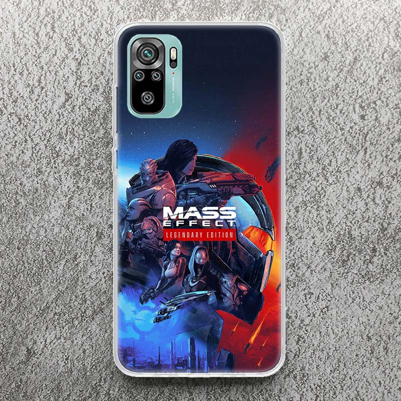 

N7 Mass Effect Print Soft Case for Xiaomi Redmi Note 14 13 14S 12S 11S Phone Shell 10 Pro Plus 11E 11T 12 11 10S 9 Cover Redmi N Redmi Note 11S 4G