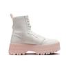 Air Jordan 1 High Brooklyn Voile Rose Légende Baskets Femme Blanc FJ5737-116