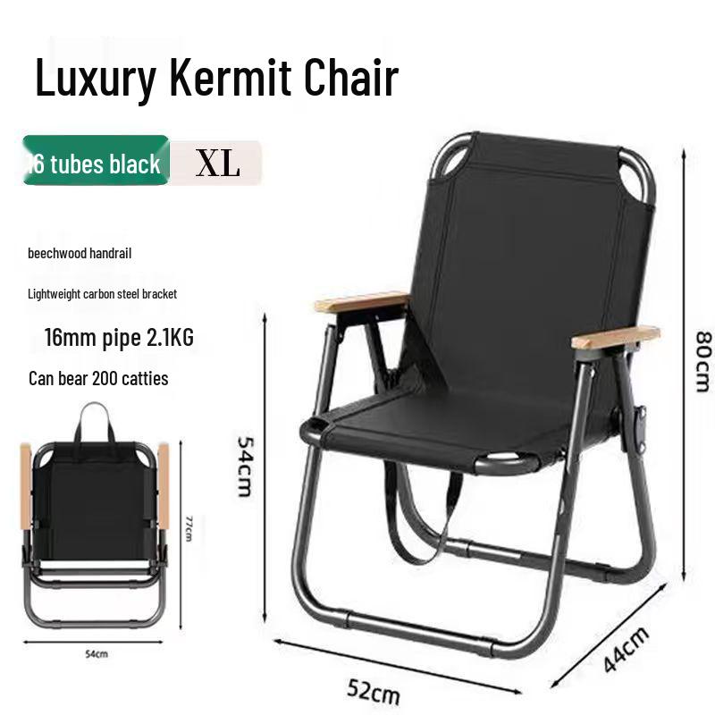 Kermit Outdoor Portable Aluminum Folding Camping & Fishing Chair