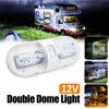 12V 48LED Motorhome Camper Trailer Roof Ceiling Reading Double Dome Light White