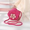 Süße florale Sommer-Strohhut-gewebte Crossbody-Mini-Tasche 2025