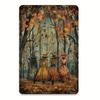 Enchanted Forest Witches Metal Tin Sign Fantasy Art Style Iron Wall Decor for Gym Cafe Garage Restaurant Home and Garden