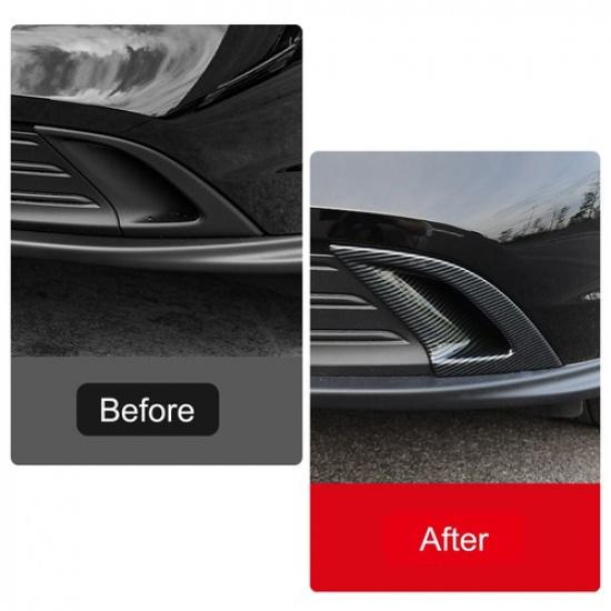 For Honda Accord -2025 Front Fog Light Lamp Frame Decorative Cover Trim 2pcs