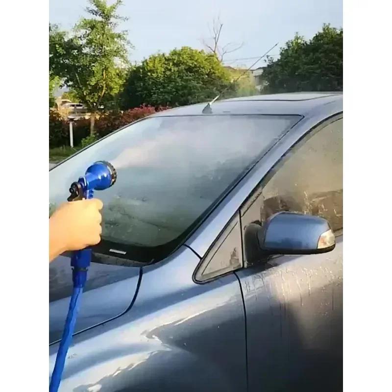 1pc 100FT Expandable Magic Hose with 7 Patterns Water Gun Garden Hose Flexible Water Hose Telescopic Water Hose