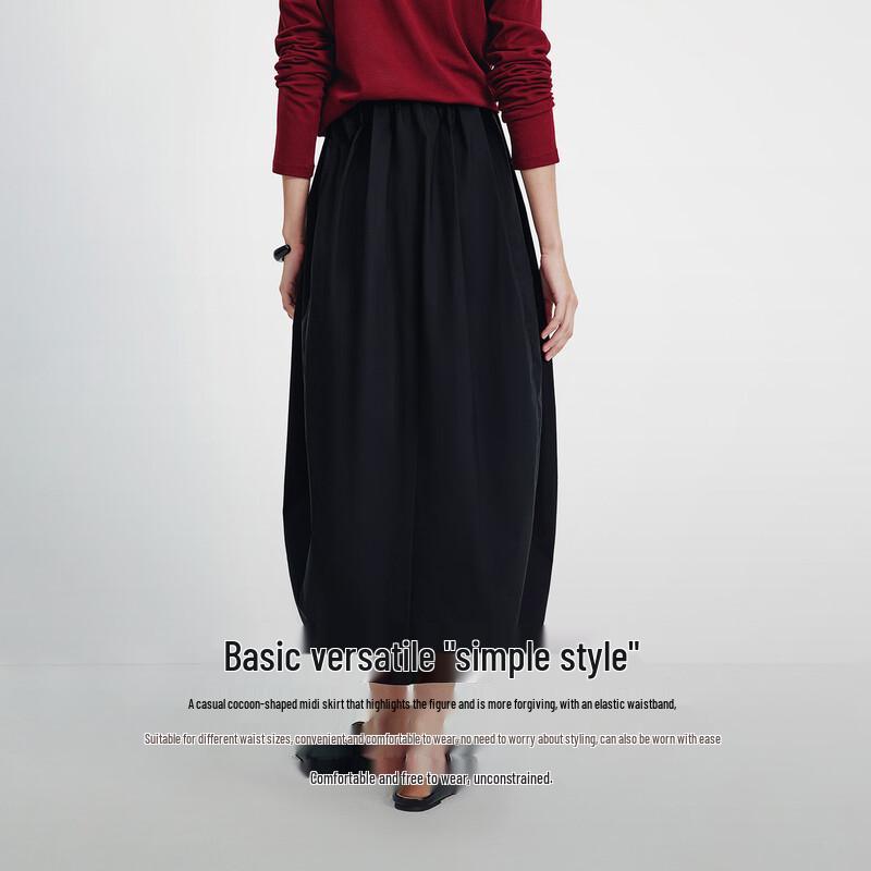 Navigare Women's Lightweight Elegant Mid-length Skirt