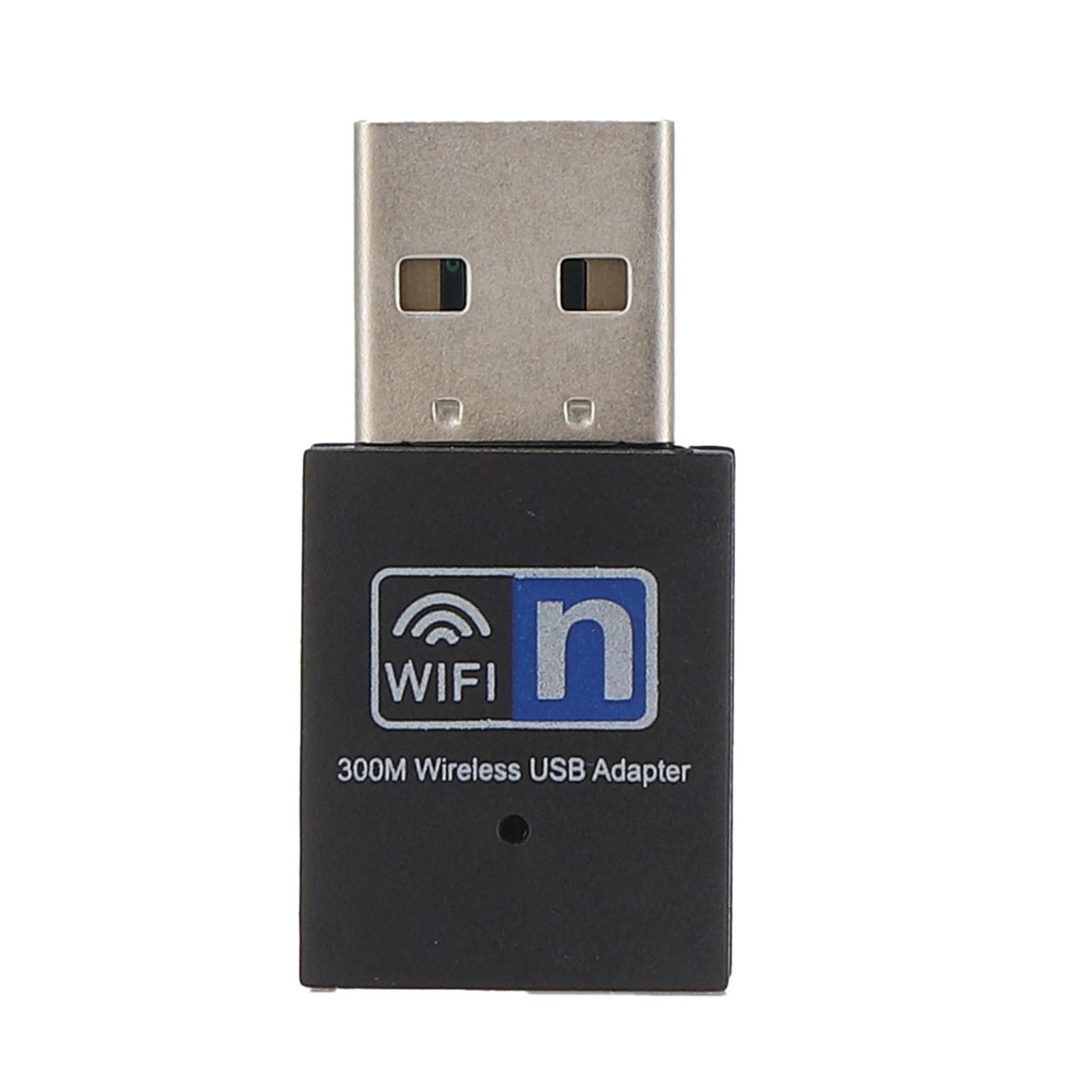 

USB-адаптер 300M WIFI Бездротовий приймач Зовнішній міні-адаптер NetCard для ноутбуків
