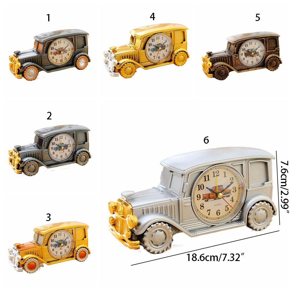 Nostalgic Classic Car Bedside Clock Cute Child Alarm Clock Creative Car Alarm Clock  Bedroom