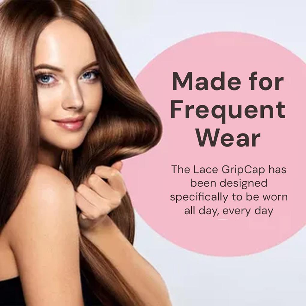 Cloth Lace Wig Cap With Grip Adjustable Band For Secure Fit Wig Grip Band And Wig Caps Set Wig Band