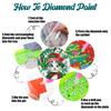 8Pcs Wooden Christmas Cartoon DIY Diamond Art Coaster Crafts with Holder DIY Diamond Painting Coaster Art for Beginners