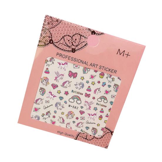 

1 лист наклейки для ногтей, съемные самоклеящиеся наклейки с животным рисунком, 3D самоклеящиеся наклейки для ногтей, наклейки для украшения ногтей для женщин M+582