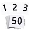 Portable Double Sided Seats Number Cards Place Card for Conferences and Banquets Elegant Wedding Table Numbers