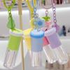 Lip Glaze Bottle With Keychain Big Wand Empty Lipstick Gloss Tube Refillable Liquid Container Bottle Lip Gloss Sample Bottle