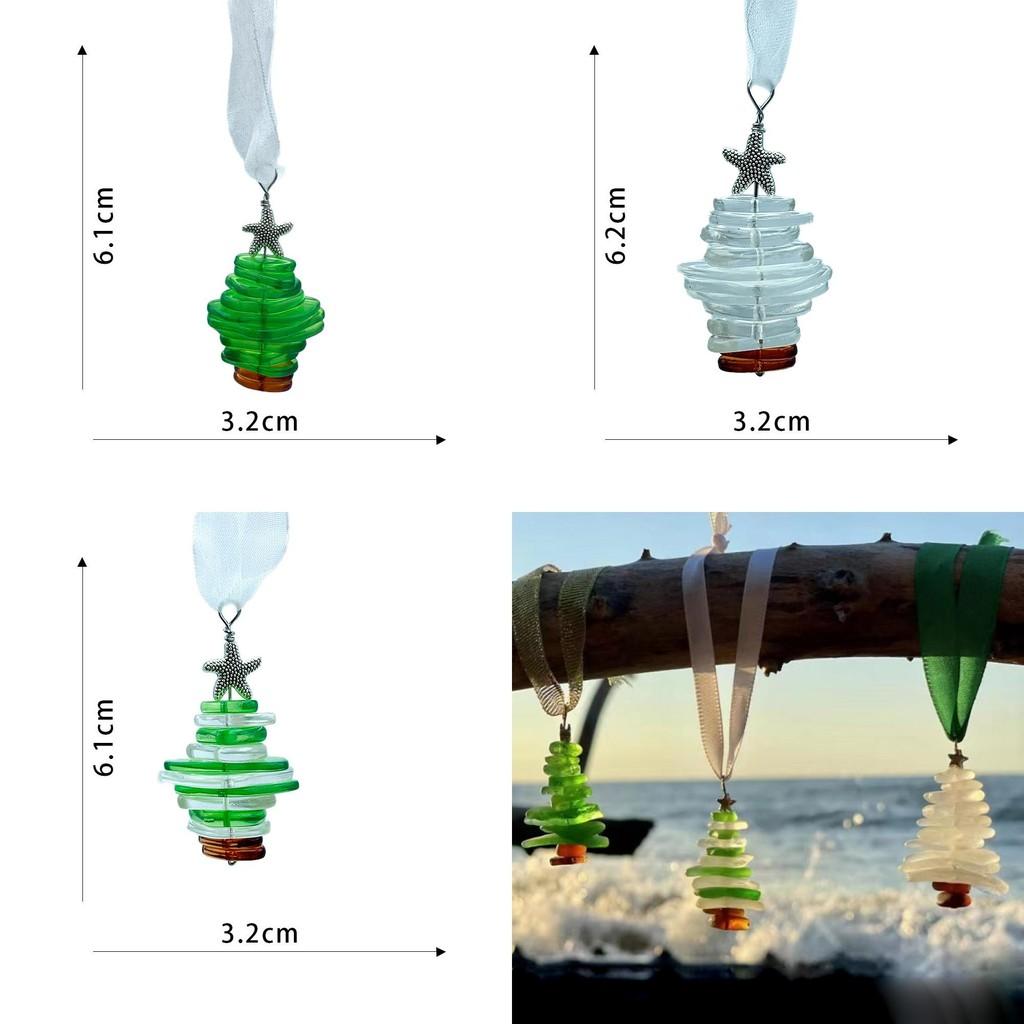 Livfullt Havsjulgranspynt i Grönt och Vitt för Festlig Juldekoration