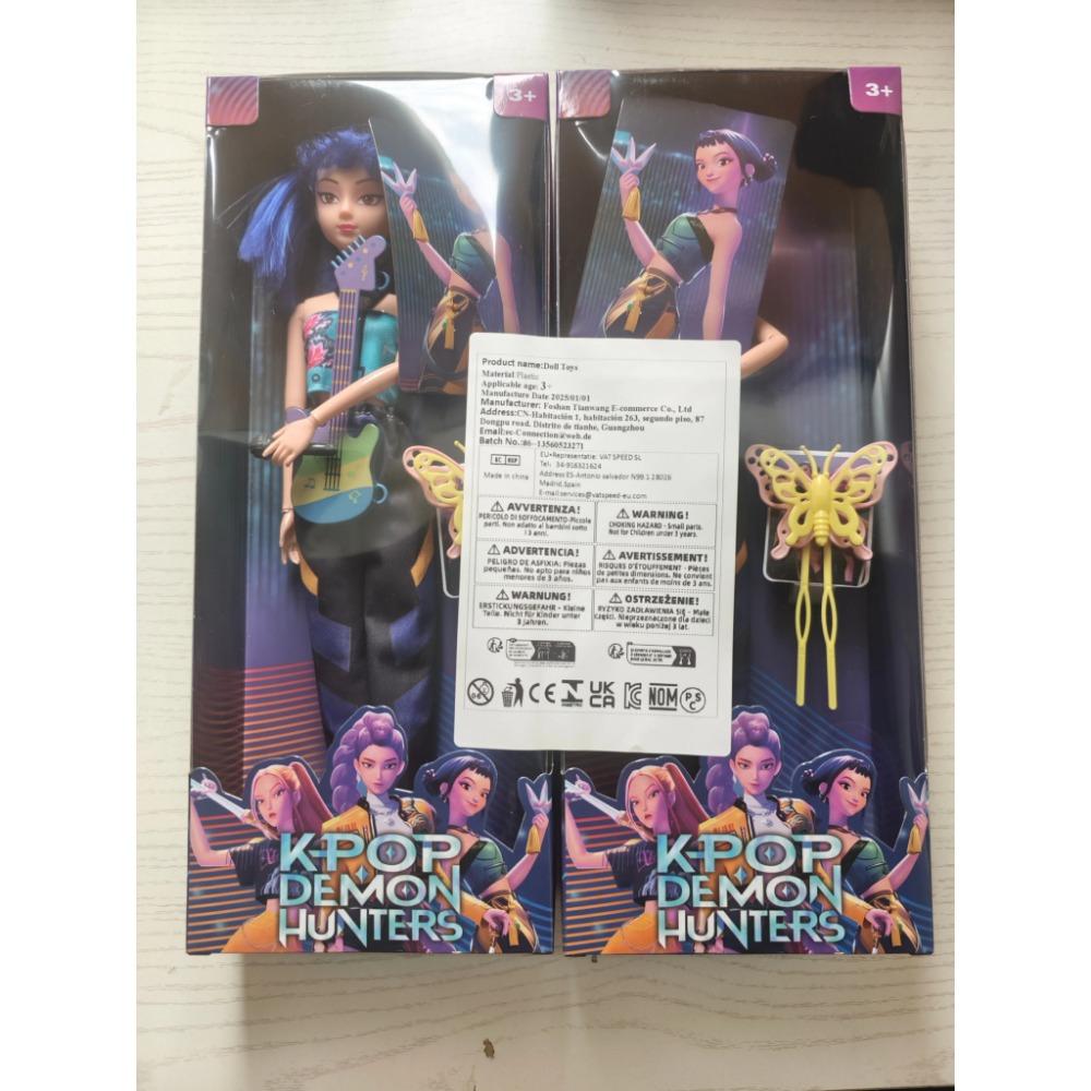 K-POP Demon Hunter Girl Group-themed Cute Doll, Lumimilazoi, Christmas Gift, with Movable Joints