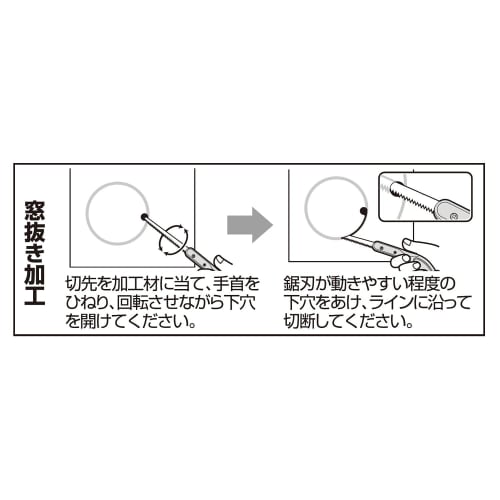 Niigata Seiki SK Japanese-made Turning Saw, Kensho, with Tip, K-100T