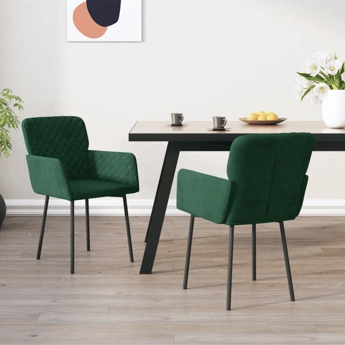VidaXL 2x Chaises de Salle à Manger Fauteuils à Dîner Chaises de Cuisine Sièges à Dîner Chaises de Repas Restaurant 344781